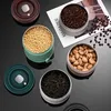 Food Jars Canisters 750 1100 1600ML Sealed Coffee Bean Storage Container Vacuum Cereals Candy Tea Keep Fresh Canister Tank For Airtight Jar 230628