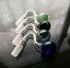 Fabrication de pipes à fumer en verre Narguilé soufflé à la main Bongs Pot cuit à bulles coloré S