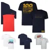 T-shirt d'été à manches courtes de l'équipe de course F1, avec la même personnalisation du capteur de fantômes masculin, nouvelle collection 2023.