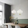 Pendant Lamps White Glass Lamp Originality Lantern Shape Hanging Lights For Bedroom Diningroom Cafe Store Indoor LED Droplight Fixture