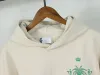 RHUDE Tasarımcı kapşonlu kazak kapşonlu sweatshirt mektup baskılı uzun kollu bisiklet yaka gevşek kapşonlu kazak