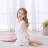 Pijama Criança Menina Branco Camisola Vestido Princesa Crianças Camisolas Para Meninas Crianças Noite Renda Dormir 230627