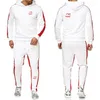 Survêtements pour hommes 2023 hommes Ayrton Senna imprimé mode automne confortable pantalon à capuche décontracté Harajuku élégant It classique costume de sport