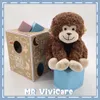 Peluches Animaux Mignon Big Eye Singe En Peluche Jouet Simulation Animal En Peluche Poupée Doux Tenir Oreiller Compagnon Jouets pour Enfants Cadeau D'anniversaire pour Enfants J230628