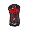 Andra golfprodukter Golf Headcover Power Bull Högkvalitativ PU -läder som designad Driver Wood UT Club täcker 230628