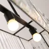 ペンダントランプノルディックデザインライトダイニングテーブル用木製ハンギングライトカラフルなバーランプ屋内LED照明器具