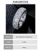 Hailer Joyas Square Stone Ring Designs Sterling Silver Halo Weddings Men Band Moissanite Mens