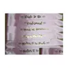 Party Favor Bride Tribe Sash Set-Fira Bachelorette i stil med vita svarta champagnestreamers för brud-to-be och brudsma dhx2k