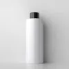 Storage Bottles Empty 500ml Flat Shoulder PET Screw Cap Lotion Cosmetic Plastic Bottle