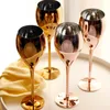 Розовые золотые хрустальные бокалы Бокал для вина Сок Напиток Бокал для шампанского Вечеринка Барная посуда Ужин Вода Домашний декор Шикарная роскошь 420 мл L230620