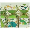 Embrulho para presente Dinossauro lembrancinhas de festa Saco com corda Dino Tema Evento de aniversário Desenhos animados Decoração de mesa Suprimentos Drop Delivery Home Gar Dhdvx