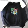 Herrtröjor tröjor gorillaz hoodies tecknad tryck musik rockband streetwear män kvinnor mode tröjor överdimensionerade hoodie hip hop pullover kläder t23628