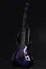 Rhxflame E II FRX FM Reindeer Blue Purple Flame Maple TopElektrische Gitaar Floyd Rose Tremolo Bridge China EMG Pickups 9V Battery Box Black Hardware