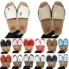 designer Woody sandales femmes Mules plates diapositives Beige clair beige blanc noir rose dentelle Lettrage Tissu toile pantoufles chaussures d'été
