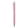 Stylo à bille en métal de luxe Bling 1.0mm Glitter Oil Flow Pens Fournitures de bureau Sch W3JD