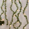 装飾的な花10/20歳のローズバイン人工花のLEDライトストリング偽植物花輪装飾誕生日結婚式パーティーの装飾