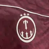 Maglia da calcio monogramma Trapstar di alta qualità Maglietta rossa Colore sfumato Taglia UE Trapstar Top Tees Uomo Donna