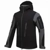 사냥 재킷 남성 하이킹 재킷 Softshell 양털 야외 스포츠 착용 방풍 통기성 두꺼운 코트 등산 캠핑 승마 남성 가을