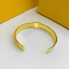 Bracelet de séparation avec alphabet anglais pour femme, nouvelle personnalité Simple, rue, matériau en laiton, haute qualité, à la mode, 32% de réduction