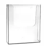 Letter Holder Mail Organizer Wall Mount Hook Acrylic Home Office Decoration