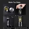 Glass Tea Cup Double Portable Sensible Temperature High Capacity Water Bottle Car Tumbler Office Coffee botella de vidrio L230620