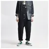 Men's Jeans Amekaji Multipocket Overalls Mens Outdoor Workwear Clothes Retro Casual Loose Baggy Cargo Pants Trousers Work Jumpsuit Men 230628