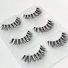 False Eyelashes Wholesale Mink 3pairs lashes invisible band 3d mink reusable natural false eyelashes Makeup in Bulk 230627