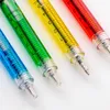 Stifte 20pcs Multikolenspritzen Stifte Neuheit Flüssige Spritze Kugelstiftnadelrohrform Schwester Geschenk Flüssigstift Farbe zum Lernen