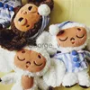 Animais de pelúcia fofo cheburashka brinquedo de pelúcia olhos grandes macaco com roupas boneca macia rússia anime bebê crianças dormir apaziguar brinquedos de boneca para crianças j230628