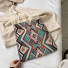 Avondtassen Dame Breien Gypsy Bohemian Boho Chic Aztec Tote Bag Vrouwen Haak Wollen Open Shopper Top-handvat Tas Vrouwelijke Dagelijkse Handtas 230627