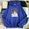 Męskie bluzy z kapturem z kapturem Anime postacie sakurajima mai manga nadrukowana pullover męska okrągła szyja luźna bluza polarowa ciepła kobieta długa kobieta