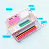 BASS NBX Pencil Case Organizzatore di cartoleria SET PENSIONE CREATIVE SCUOLA PER RAGAZZATI NEWMEBOX KAWAII CINETTO SCATOLO