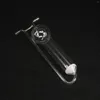 50ml Lab Clear Glass Porous Absorbing Tube U-shape Gas Sampling Bottle Glassware