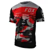 T-shirts pour hommes 2023 Downhill Jerseys Fox Cup VTT Chemises VTT Offroad DH Camouflage Moto Jersey Motocross Sportwear Vêtements Vélo Q88