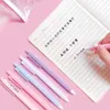 PCS/SET macaronfärg 0,5 mm pen Creative Fashion Gel for Students Simple Press Signature Stationery Supplies