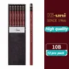 Карандаши Uni Mitsubishi HI12PCS/MOT UNI UNI WOOD PENCILNG PRENTIAL HOGAFICE SKETCH РАСПРАВЛЕНИЯ