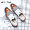 Kleid Schuhe Mode Britisches Leder Männer Outdoor Sommer Hohe Qualität Casual Fahren Klassische Slip On Büro Schnürung 230628