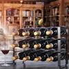 Stołowe stojaki na wino deouny 1pcs Żelazne butelka do wina Szklanka Suszenie gospodarstwa domowego Szampana Kolekcjoner Storage Win Wine Bat