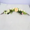 Decorative Flowers Natural Cow Horn Rattan Garland Door Lintel DIY Crafts For Wedding Party Home Christmas Decoration