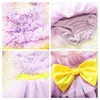 Pyjamas Princess Style Kids Girls Swimming Bowknot Dress Hat Badkläder Summer Beach Wear Dance Costumes Swimsuit SA4009 230628