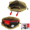 Backpacking Packs Molle Pouch Военная тактическая поясная сумка Инструменты EDC Застежка-молния Поясная сумка Чехол для телефона Карманный телефон для страйкбола Army Molle Hunting Bag 230627