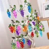 Decorative Objects Figurines 36 Hangs Crystal Grape Tree Decorations Fengshui Glass Craft Home Decor Figurines Christmas Year Gifts Souvenirs Ornaments 230628