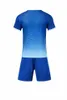 Conjunto de roupa de futebol respirável de secagem rápida por atacado absorvente de suor respirável para adultos e crianças roupa de treinamento de futebol local manga curta Foo