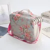 Bags Colorful Flower Pattern 252 Slot 5 Layer Zipper Portable Shoulder Strap Polyester Pencil Case Holder Large Capacity Art Supply