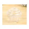 Present Wrap PartyJoy Clear Plastic Cake Stand and Treat Box - Versatil Birthday Container for Sweets Candies Cupcakes More in DH0MO