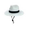 Beach hat UV protection Men's and women's sun hat Outdoor travel sunscreen hat woven breathable more than two more discount