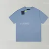 22SS Designer Letter Printed T Shirts TEE Bluza Moda High Street krótkie rękawy Summer Casual T-shirt Mężczyzny Kobiety Załoga Sukienki na szyję 6-250