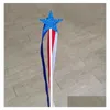 Banner Vlaggen Usa Satijnen Lint Wands Patriottische Feestdecoraties Met Amerikaanse Vlag Streamer Sticks En Houten Handvatten Drop Delivery Ho Dhzel