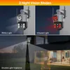 4K 8MP Binocular WIFI Camera Outdoor 10X Zoom 2.8-12mm Three Lens Security PTZ Camera Auto Tracking P2P CCTV Video Surveillance L230619