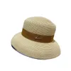 Mode française petit vent parfumé bassin de soleil chapeau femmes été nouveau chapeau de paille Anti-extérieur voyage chapeau de soleil avec soleil
